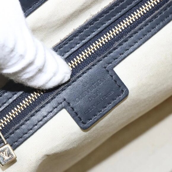 LOUIS VUITTON Monogram Mini Josephine PM Hand Bag Blue M92049 LV Auth 140953 - Picture 11 of 16